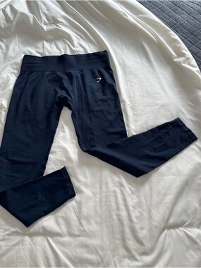 Gymshark Kids Navy High-Rise Performance Leggings